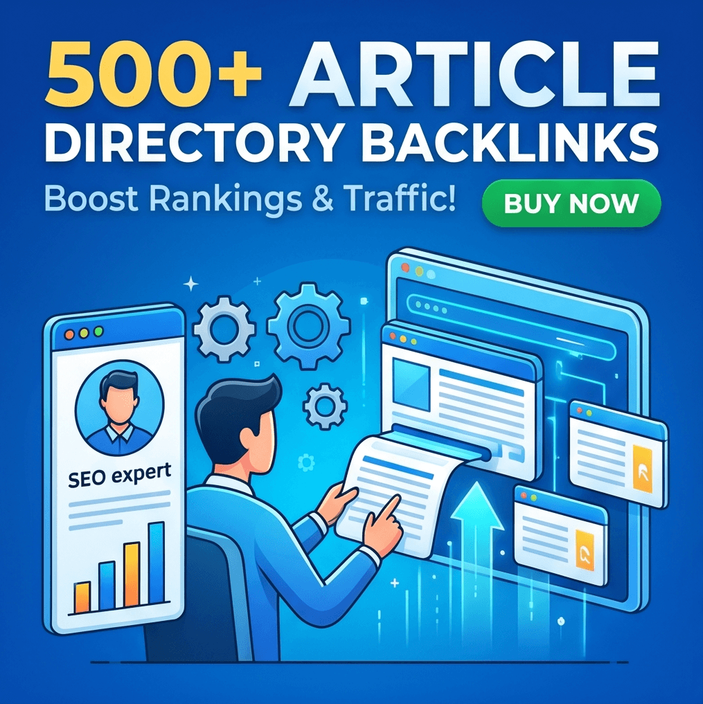500 Article Directories Backlinks