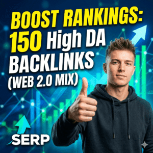 150 SEO Backlinks (high DA + web 2.0 links)