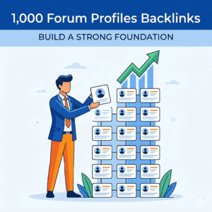 1,000 Forum Profiles Backlinks