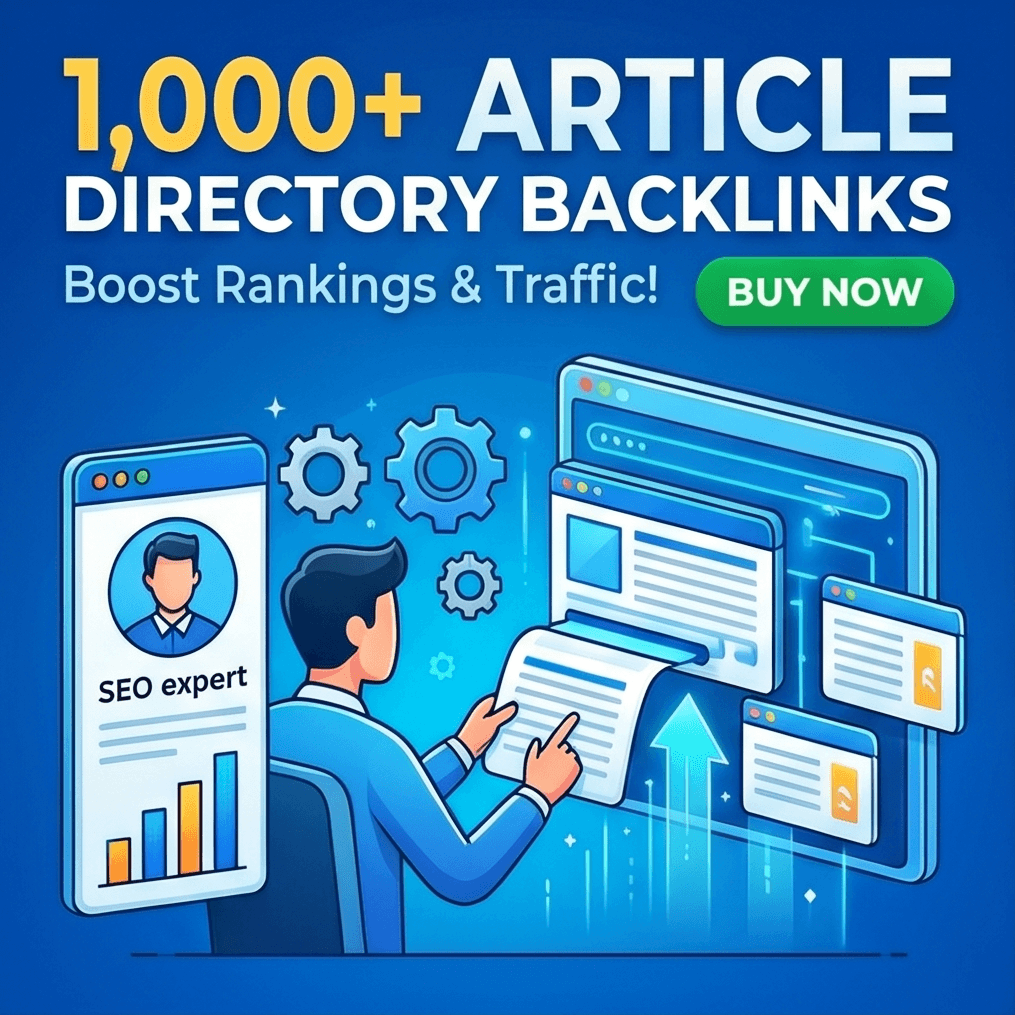 1,000 Article Directories Backlinks