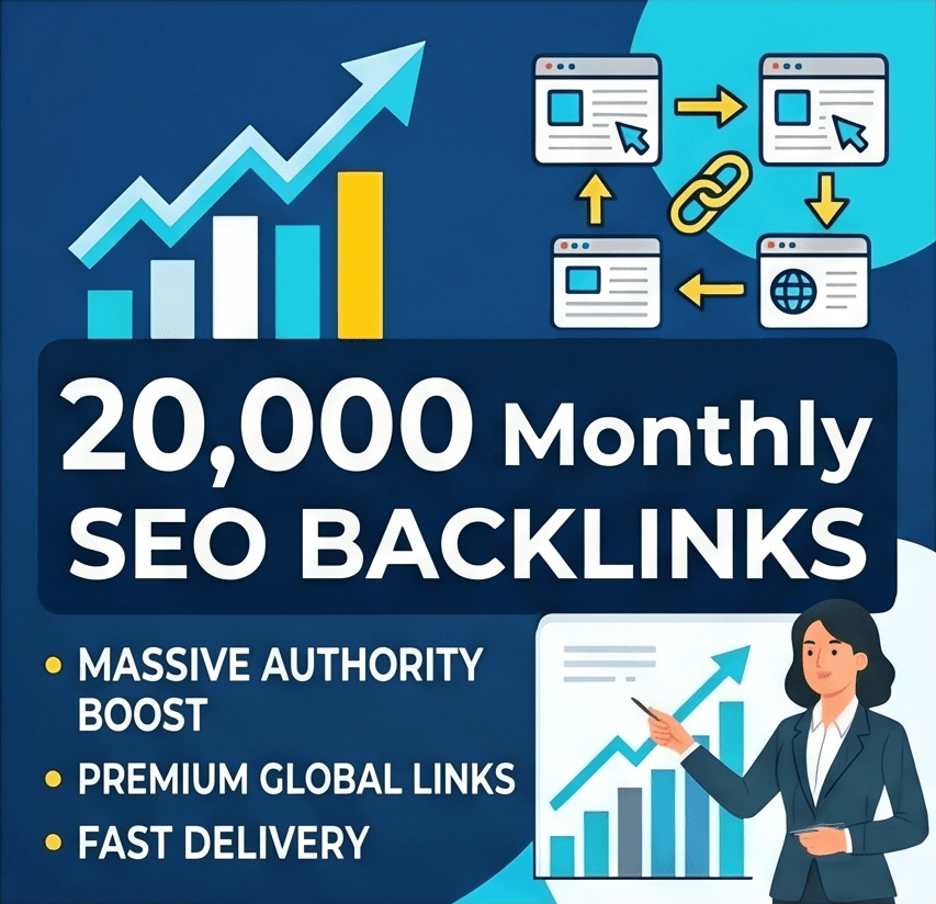 20,000 Monthly SEO Backlinks