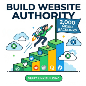 2,000 Mixed Platforms Backlinks