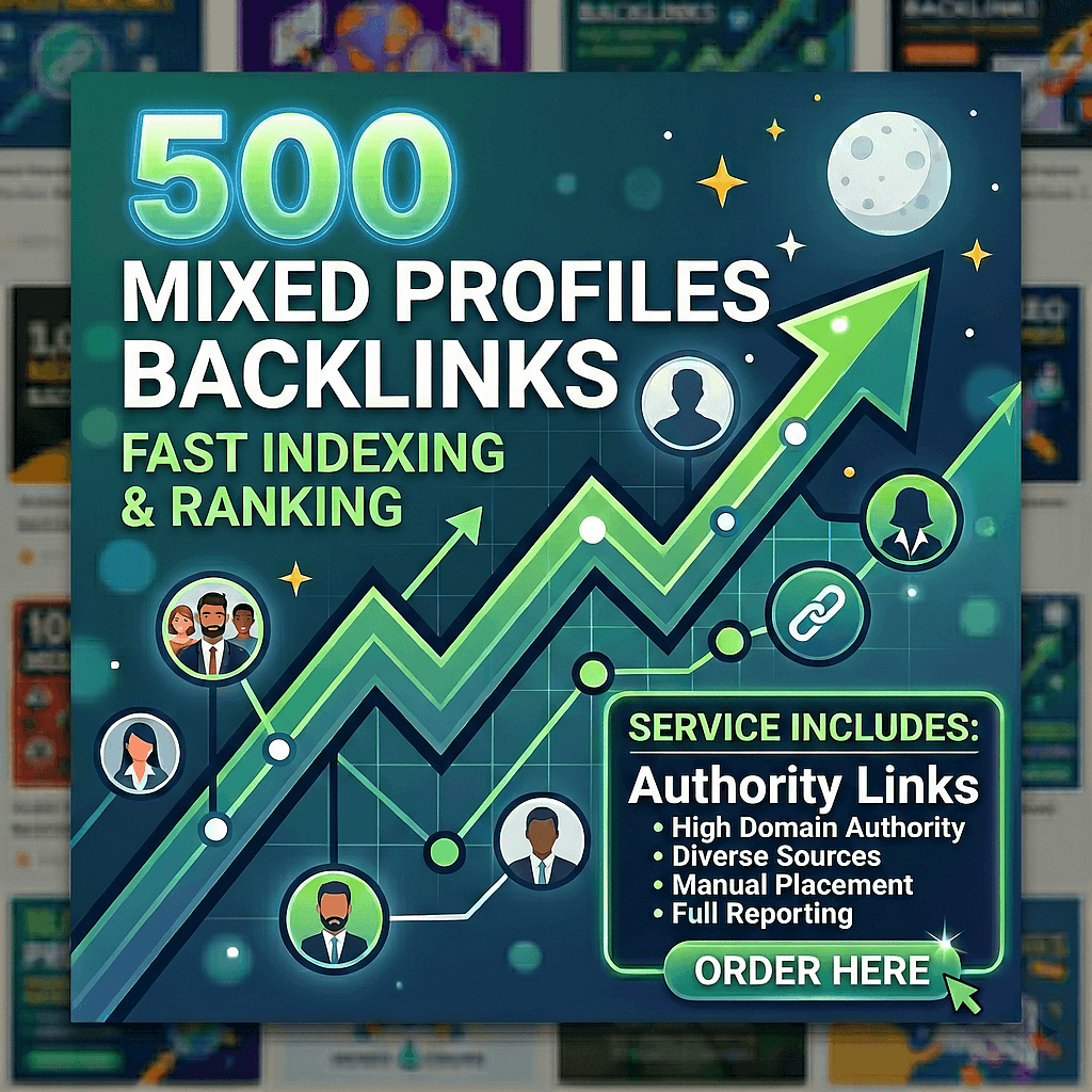 500 Mixed Profiles Backlinks