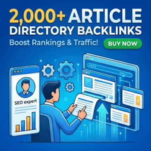 2,000 Article Directories Backlinks