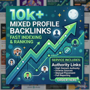 10,000 Mixed Profiles Backlinks