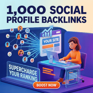 1,000 Social Networks Profiles Backlinks