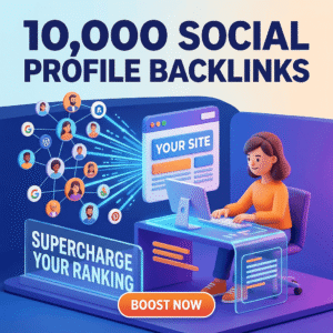 10,000 Social Networks Profiles Backlinks