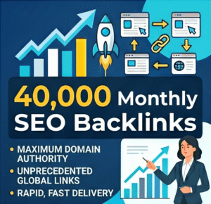 40,000 Monthly SEO Backlinks