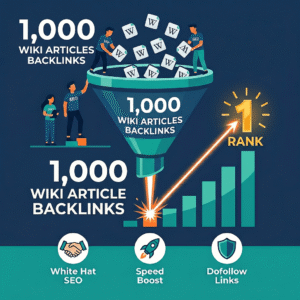 1,000 Wiki Articles Backlinks