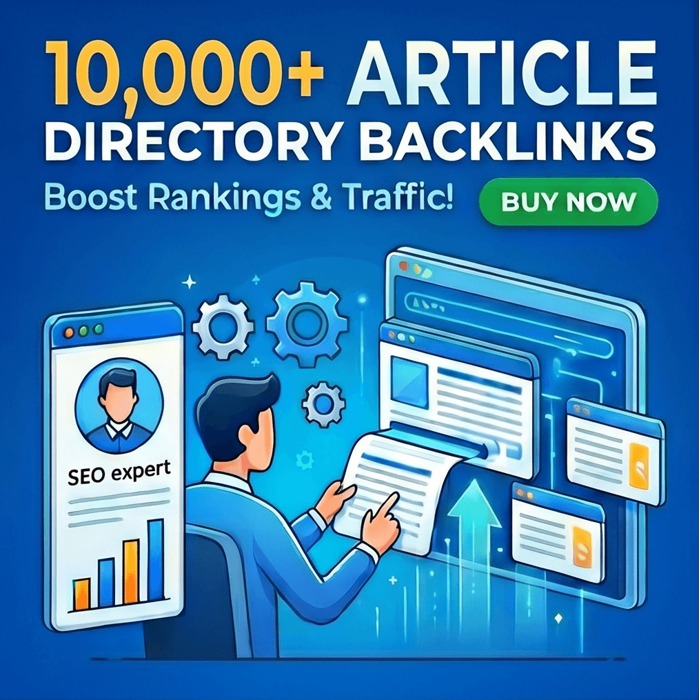 10,000 Article Directories Backlinks