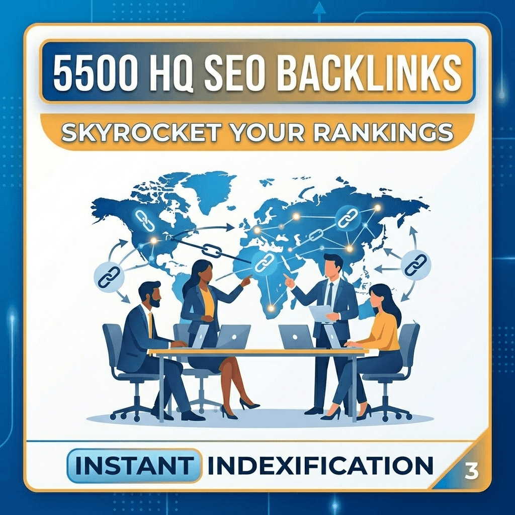 5500 HQ SEO backlinks to improve your rankings + Indexification