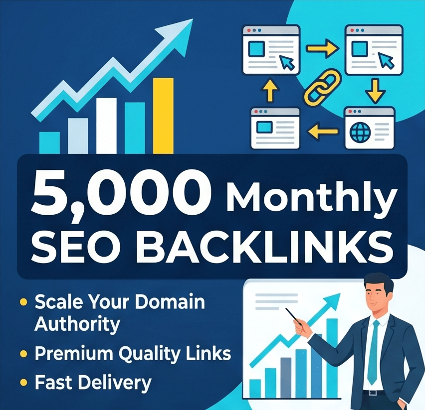 5,000 Monthly SEO Backlinks