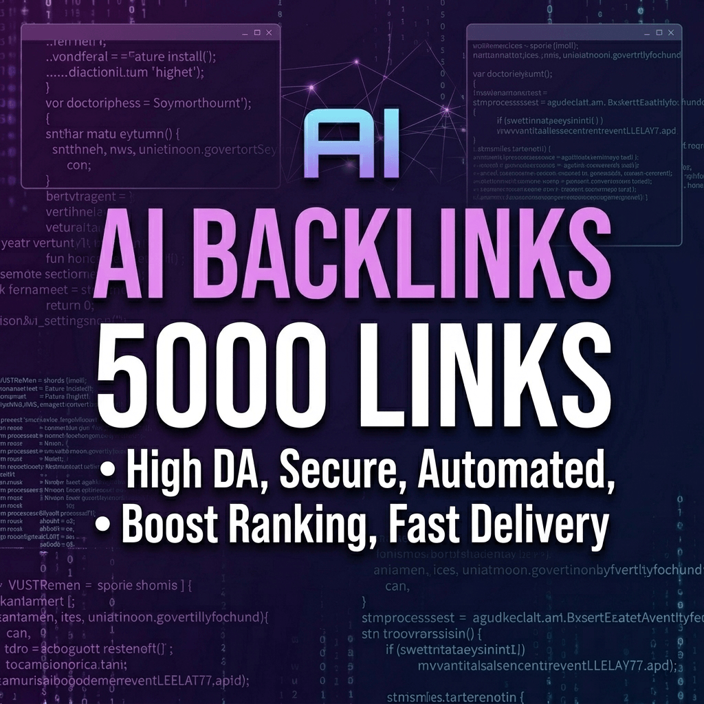 AI Backlinks: 5000 AI Generated Links