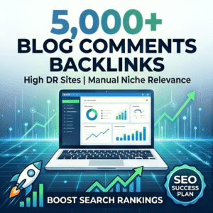 5,000 Blog Comments Backlinks