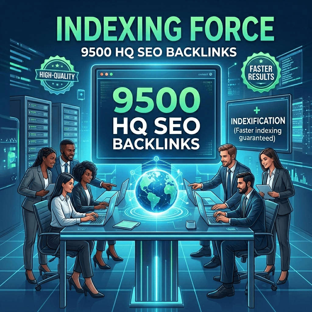 9500 HQ SEO backlinks to improve your rankings + Indexification