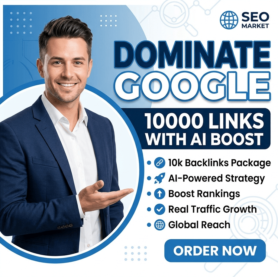 Dominate Google: 10000 links with AI boost (10k backlinks package)